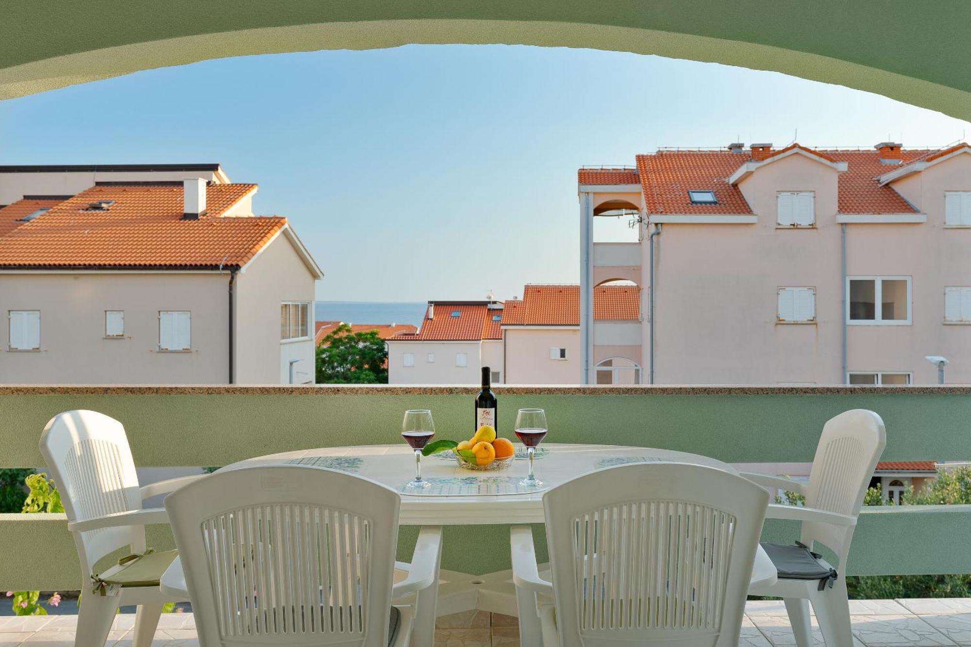 Apartments Jasna Novalja Luaran gambar